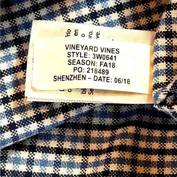 Vineyard Vines 100% Cotton Whale Shirt Boy’s Size 16 - Picture 5 of 6